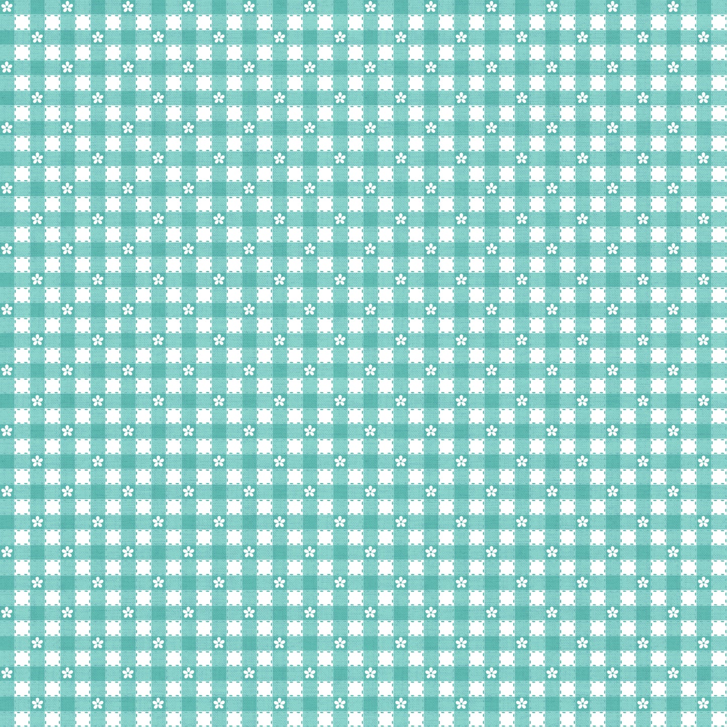 Summer Days - Turquoise Gingham