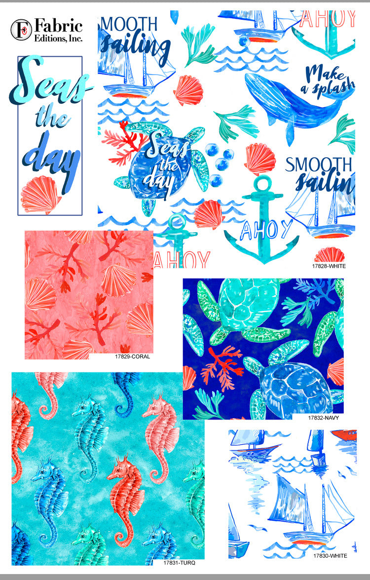 Seas The Day Fat Quarter Bundle