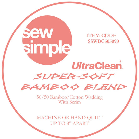 Sew Simple Wadding 50/50 Bamboo/Cotton Blend