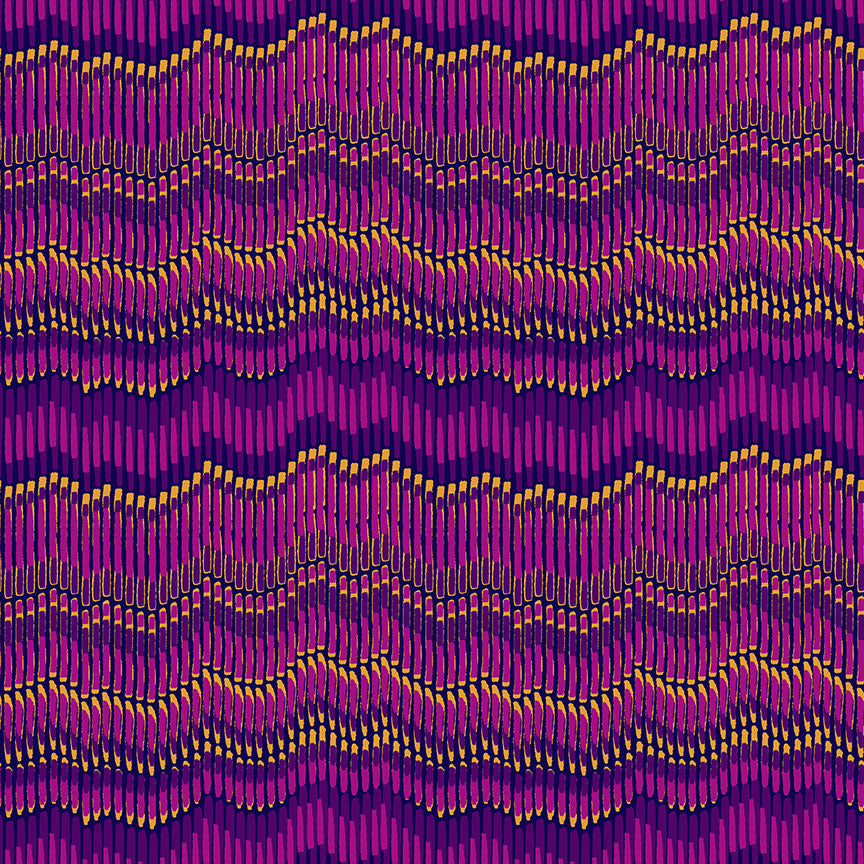 Henna - Moire Stripe - Pink