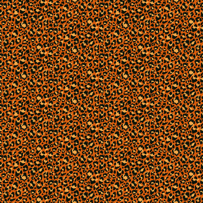 Jewel Tones - Orange Leopard