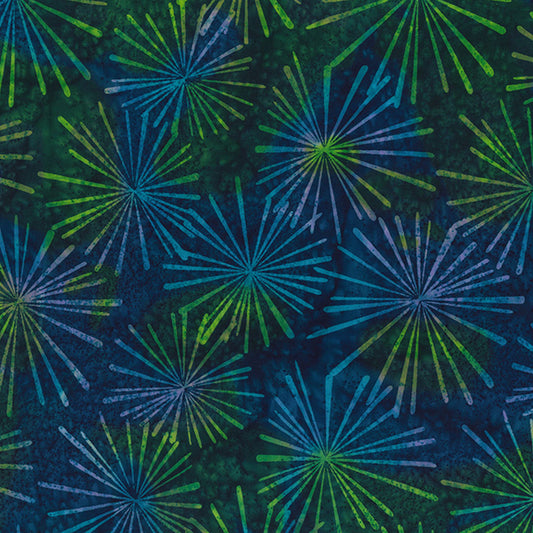 Ocean Fireworks Batik