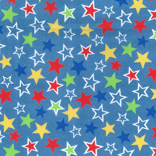 Coloured Stars - Blue