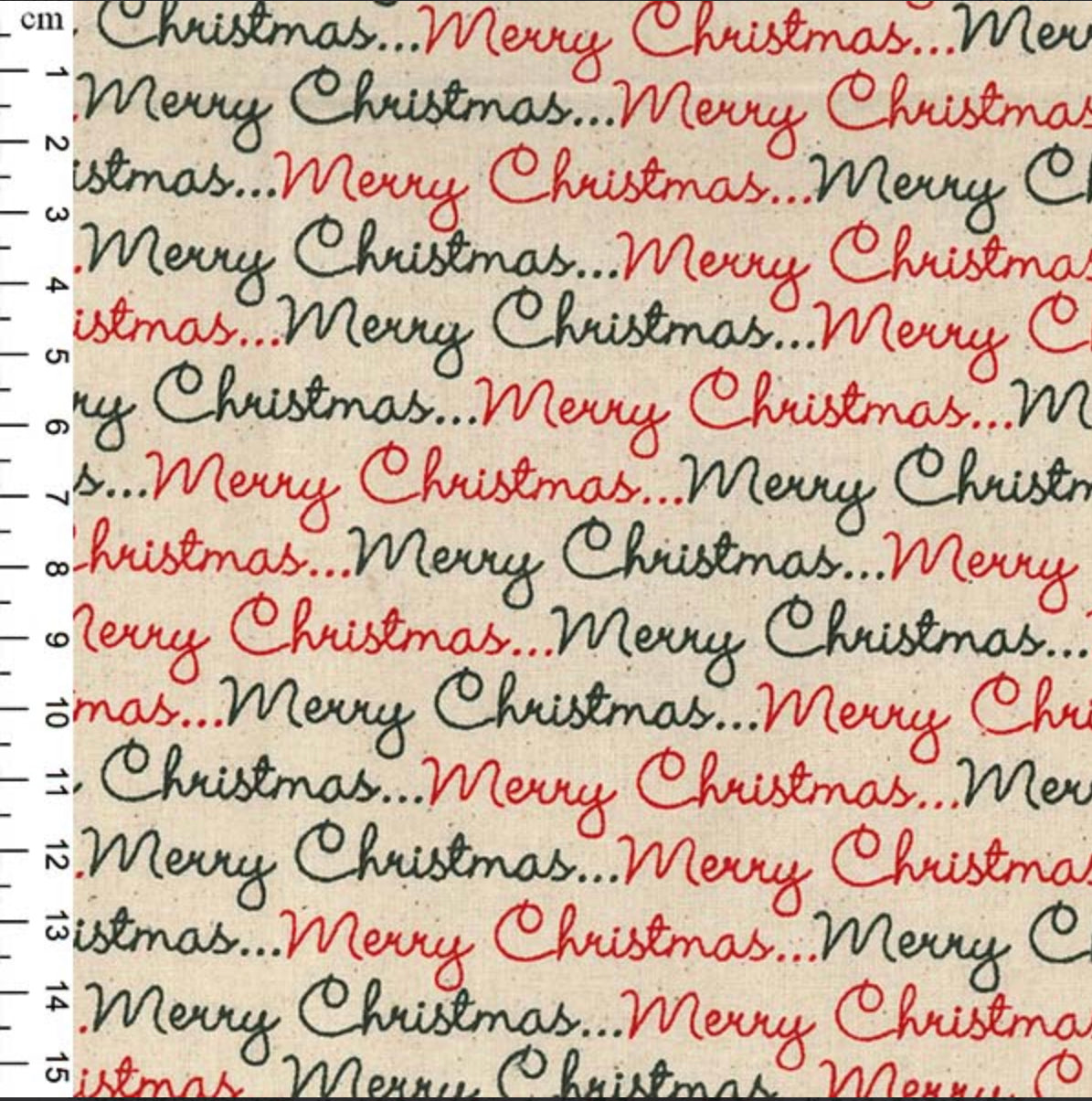 Scandi Merry Christmas Written Words