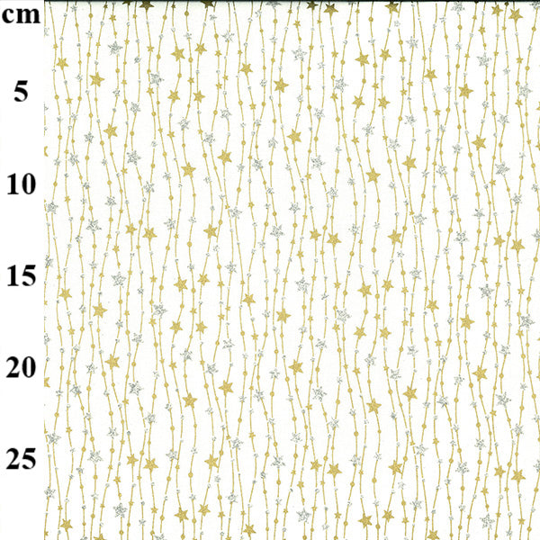 Streamers and Stars - White