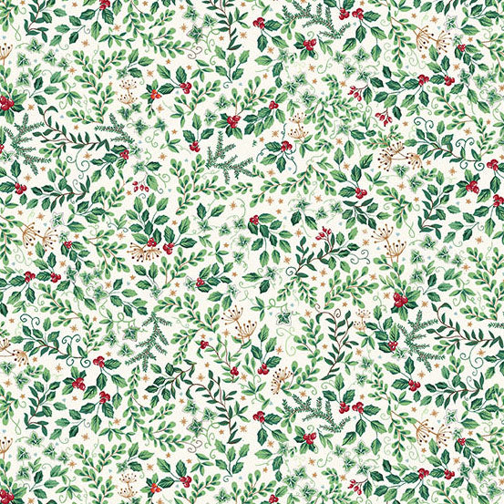 Country Christmas - Evergreen - Cream