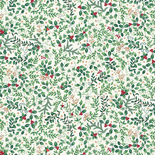 Country Christmas - Evergreen - Cream