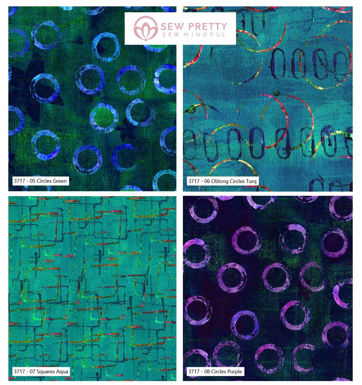 Layers of Time Fat Quarter Bundle - Gentle Tide