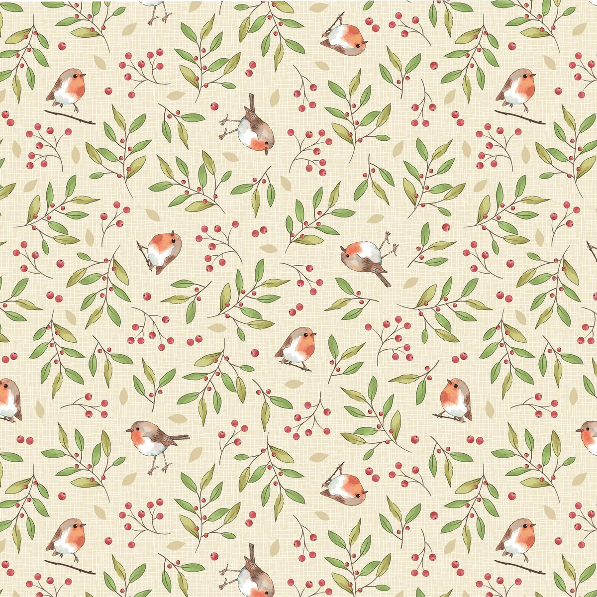 Yuletide Burrow - Robin and Twig
