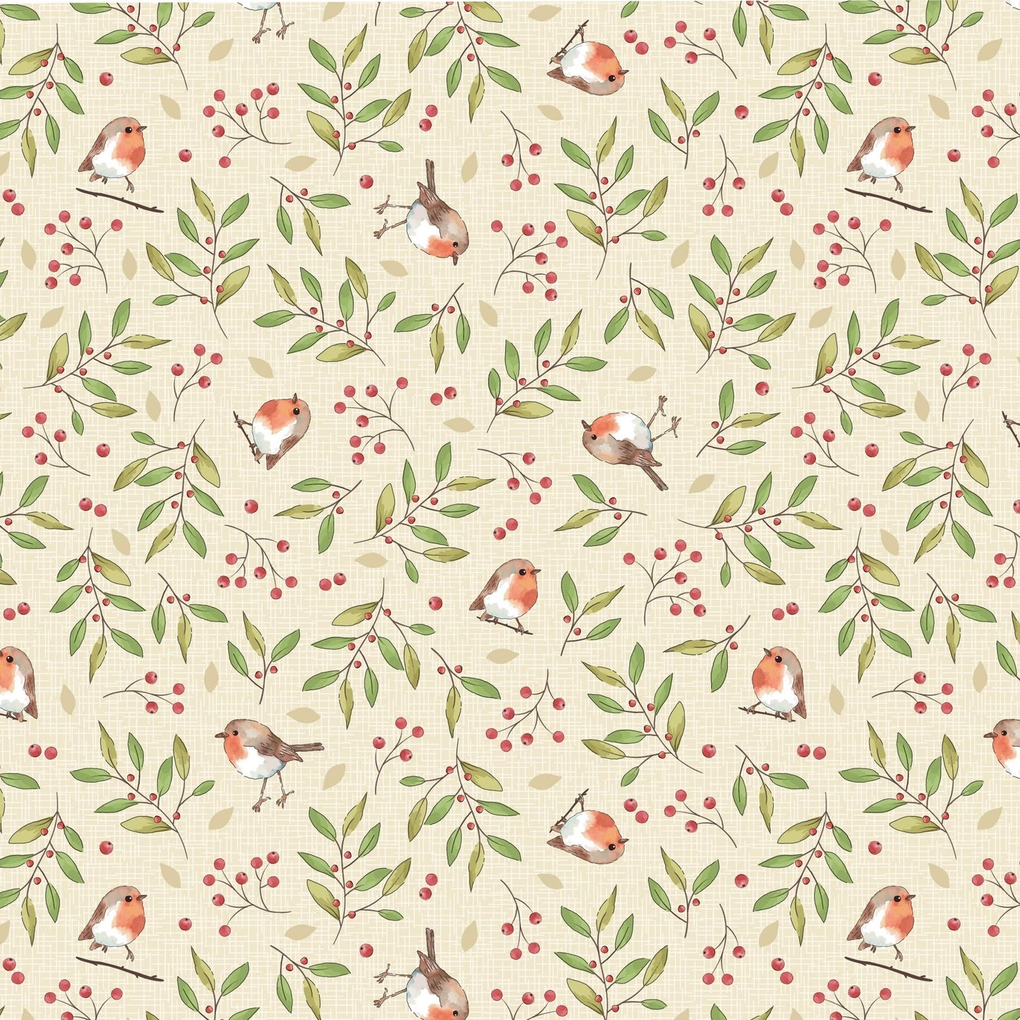 Yuletide Burrow - Robin and Twig