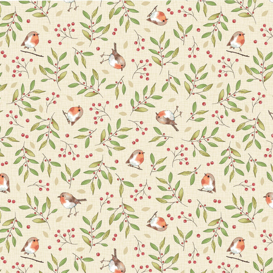 Yuletide Burrow - Robin and Twig