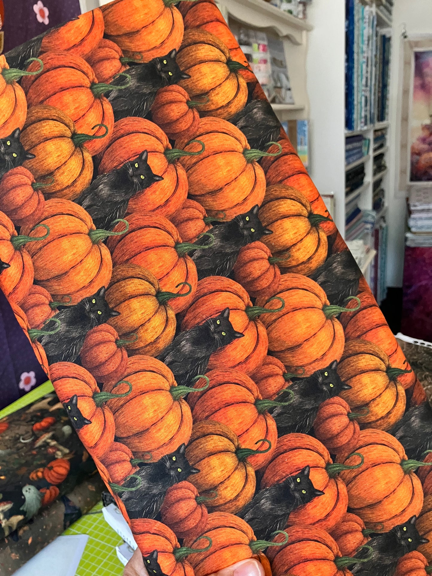 Harvest Haunt - Pumpkins and Bats