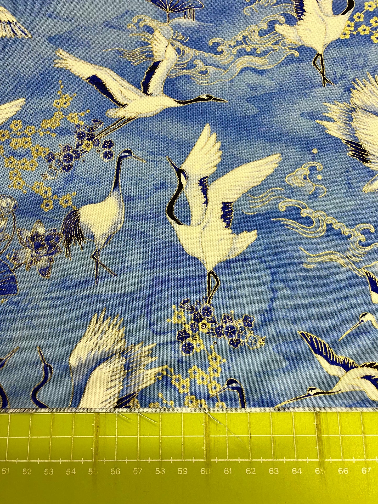Moonlight - Asian Crane - Metallic