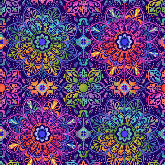 Butterfly Boutique - Purple Medallions