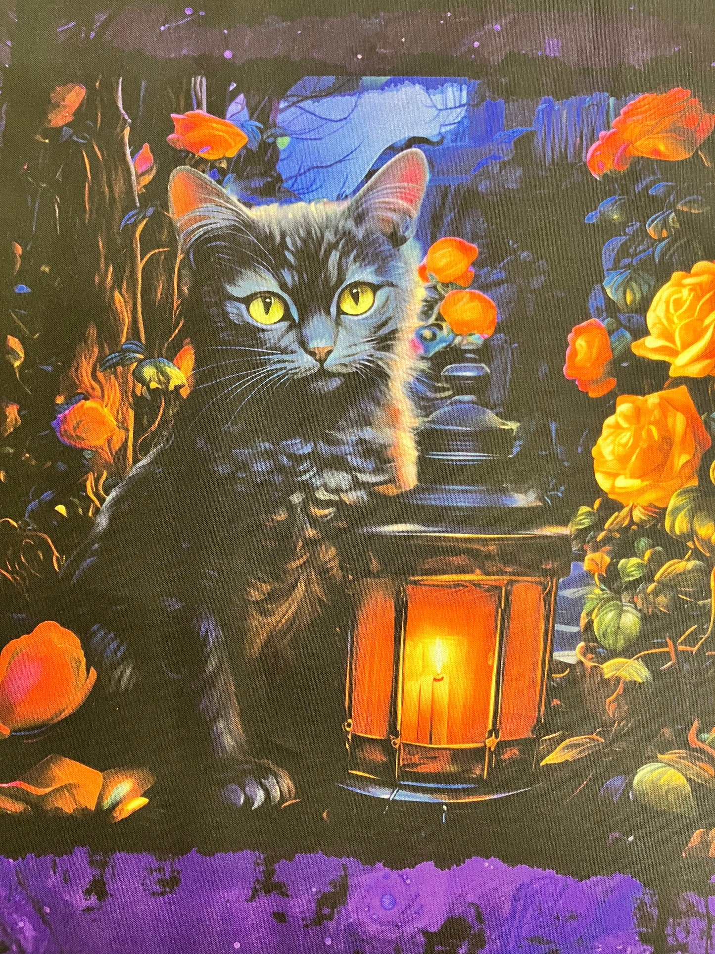 Moon Spell - Night - Cotton Panel