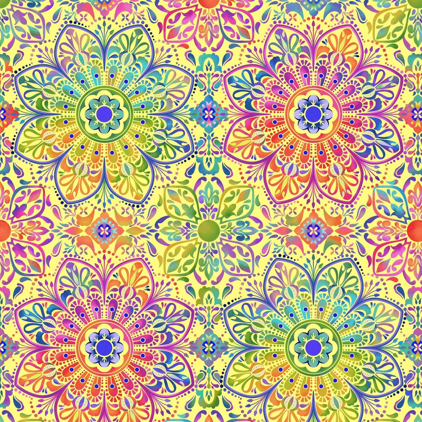 Butterfly Boutique - Yellow Medallions