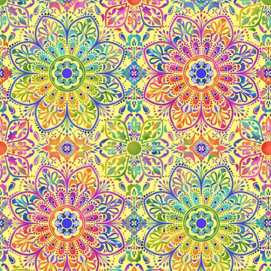 Butterfly Boutique - Yellow Medallions