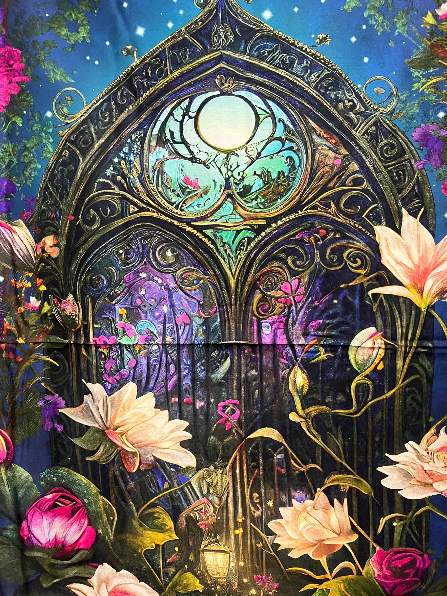 Night Garden Panel