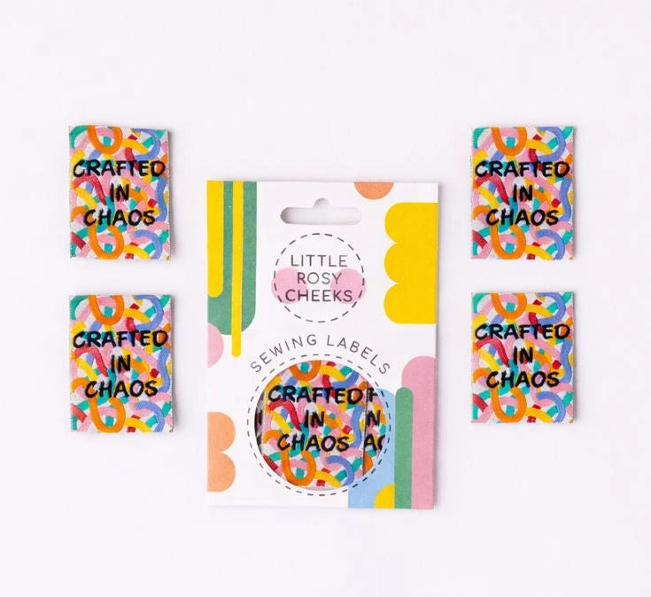 Woven Labels - Crafted In Chaos