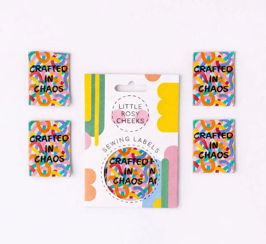 Woven Label - Crafted In Chaos