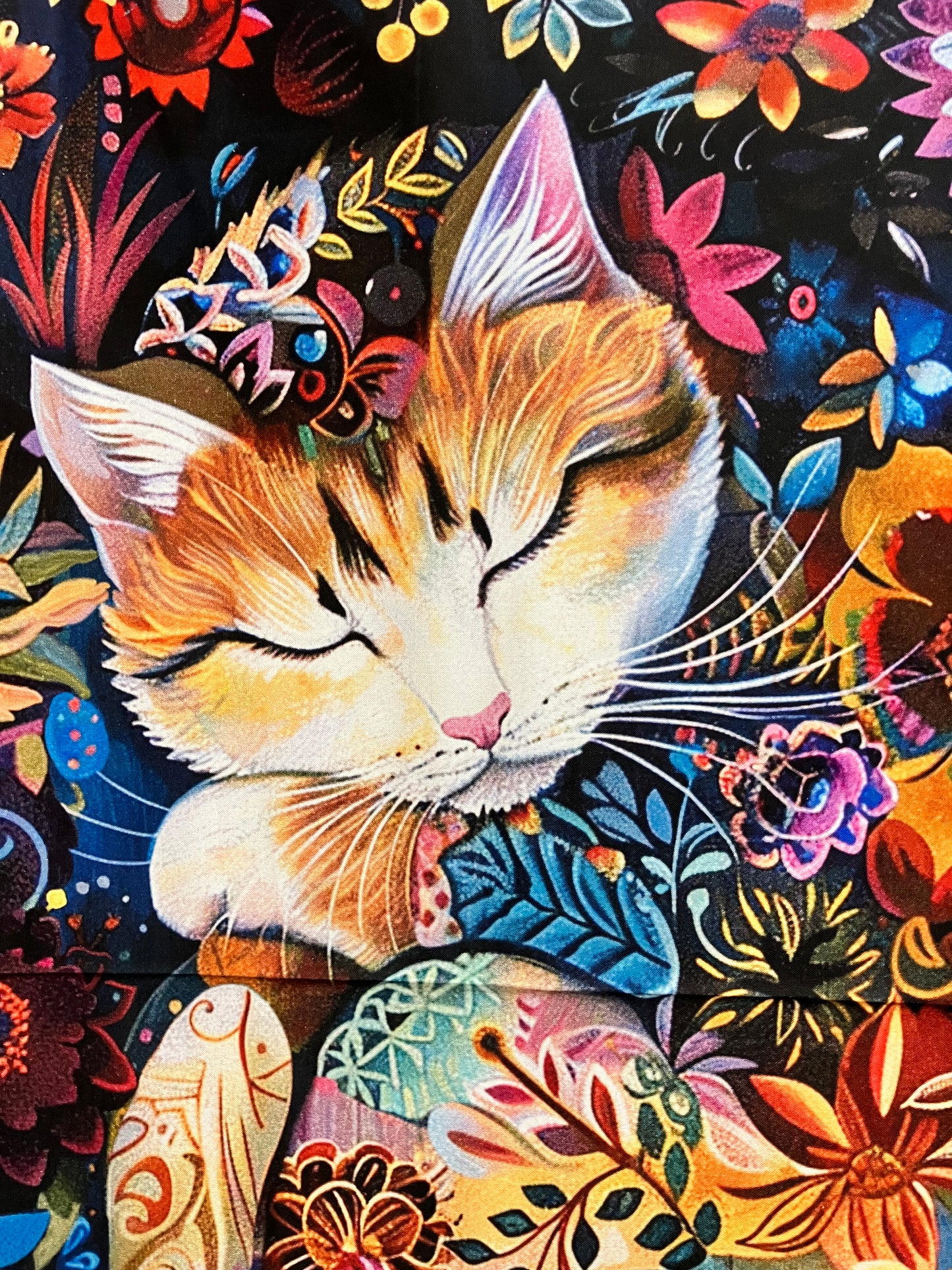 Calico Cat - Cotton Panel