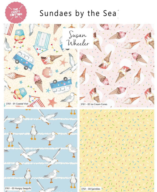 Sundaes By The Sea - Fat Quarter Bundle
