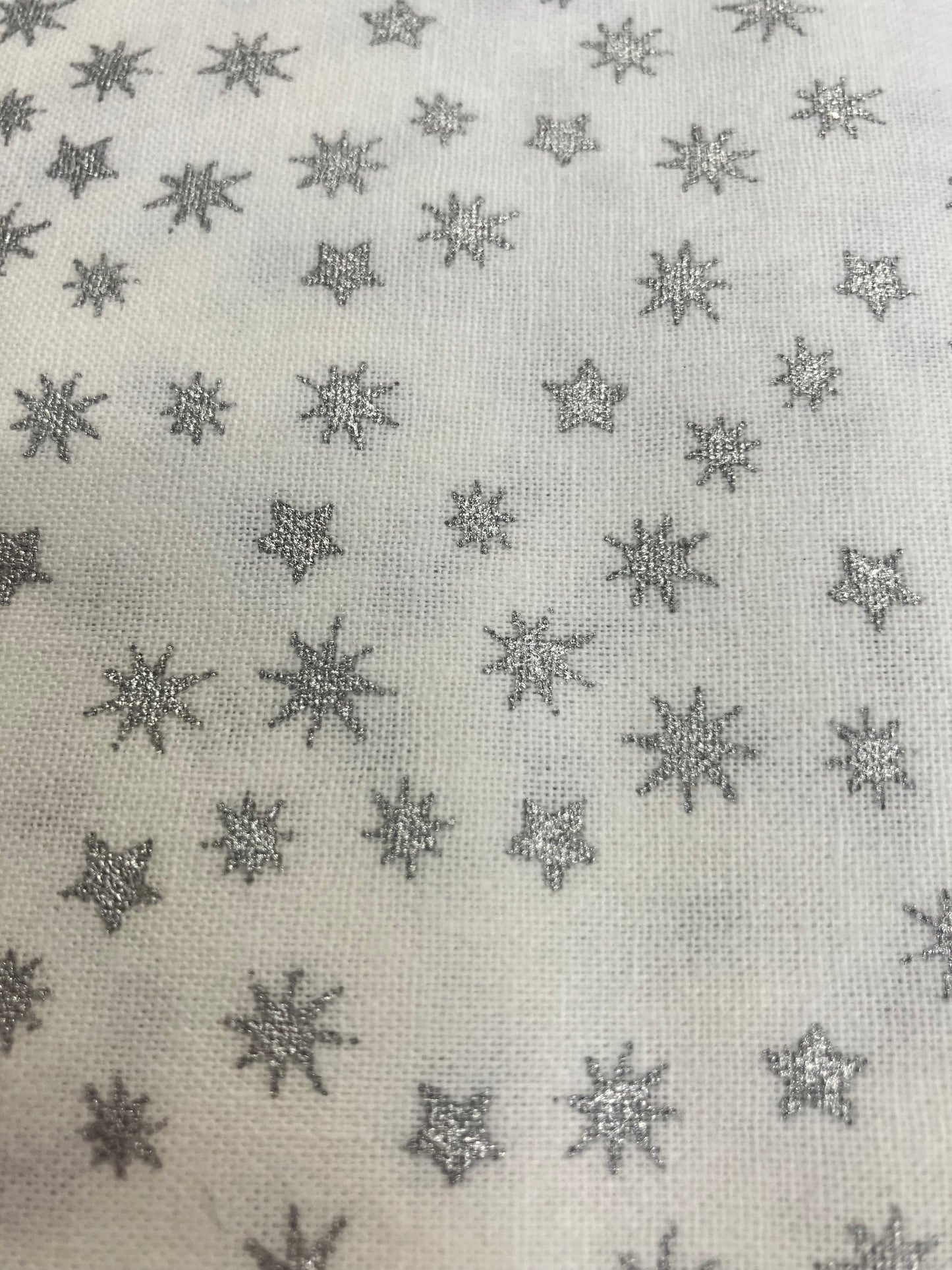 Silver Stars - White and Silver