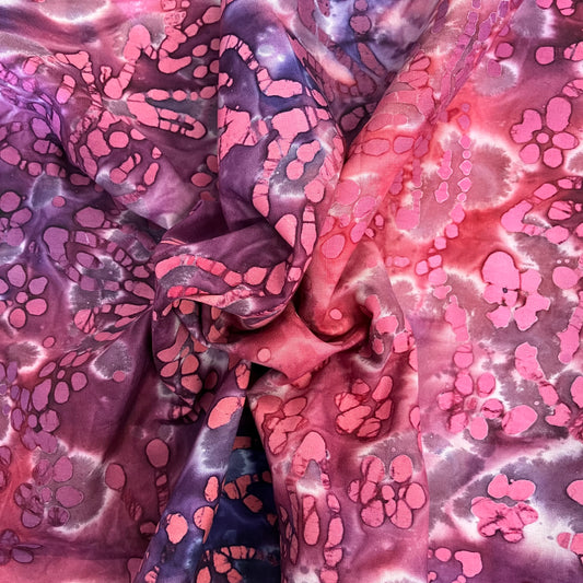 Darkening Pinks Batik