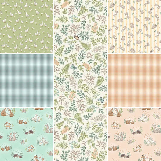 Little Ones - Fat Quarter or Half Metre Bundle - 7 Pieces