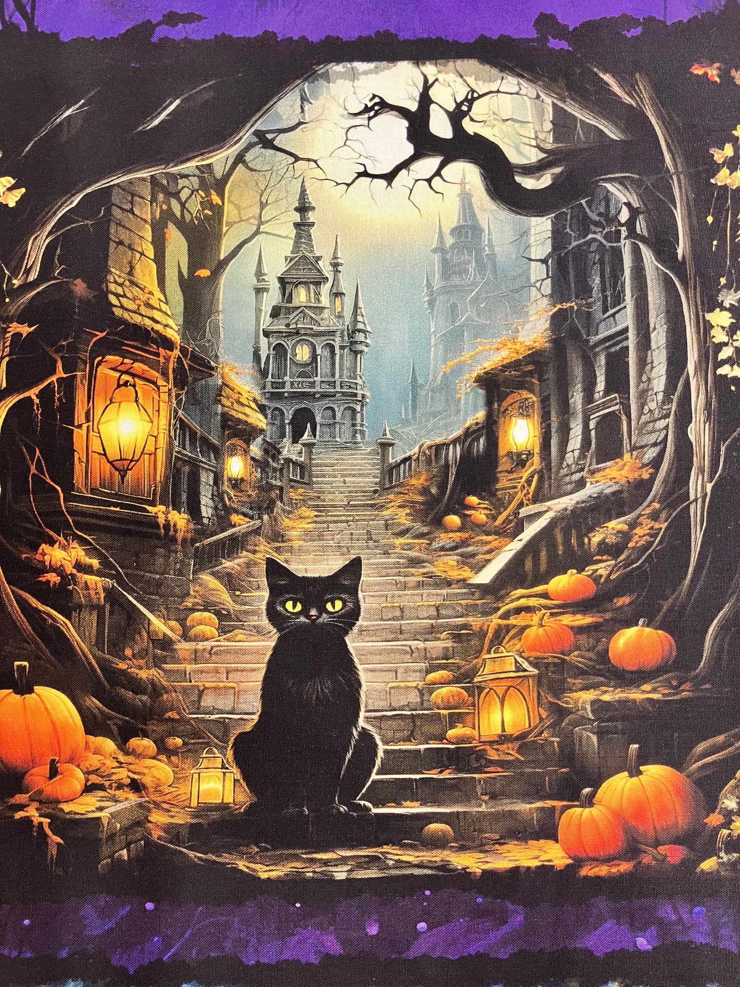 Moon Spell - Night - Cotton Panel