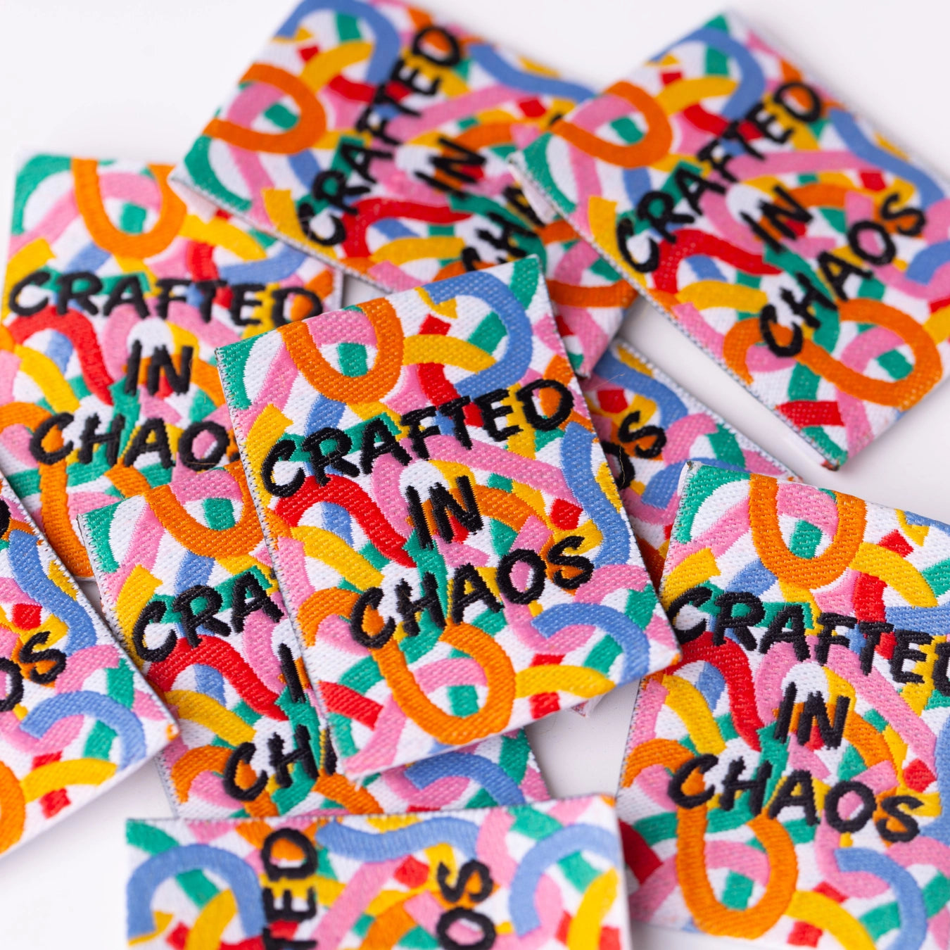 Woven Labels - Crafted In Chaos
