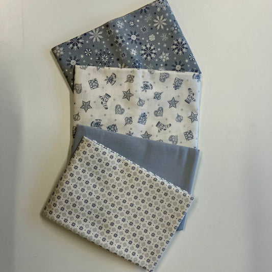 Scandi Christmas Half Metre Bundle - Grey