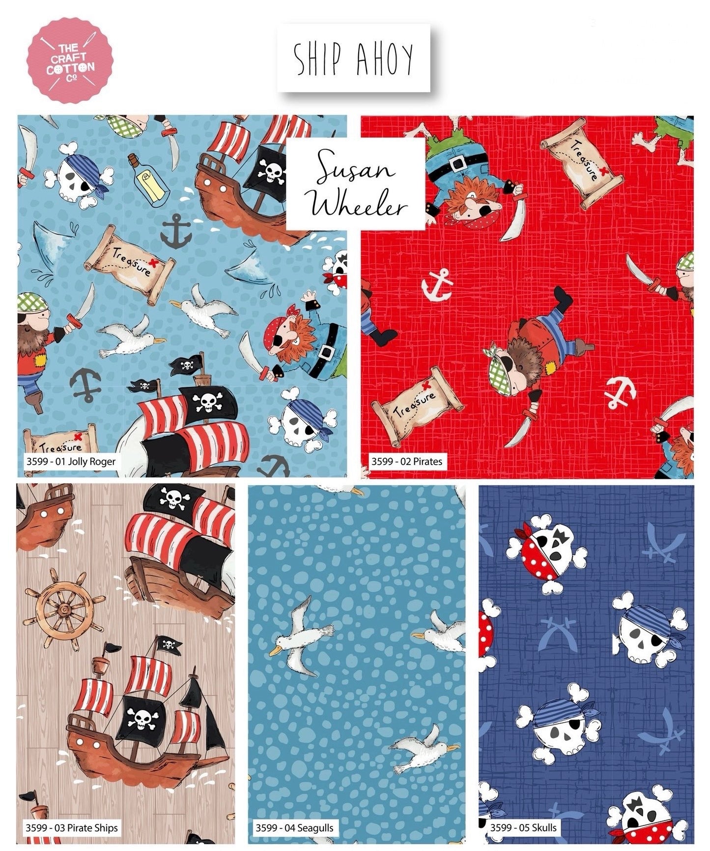 Ship Ahoy - Fat Quarter Bundle