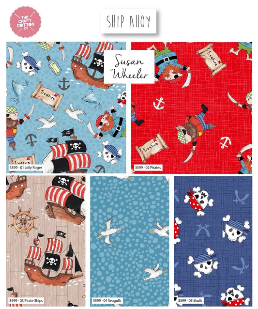 Ship Ahoy - Fat Quarter Bundle