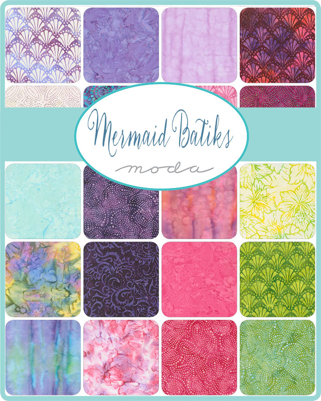 Moda Layer Cake - Mermaid Batiks