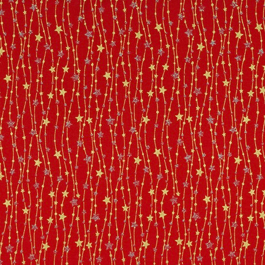 Streamers and Stars - Red