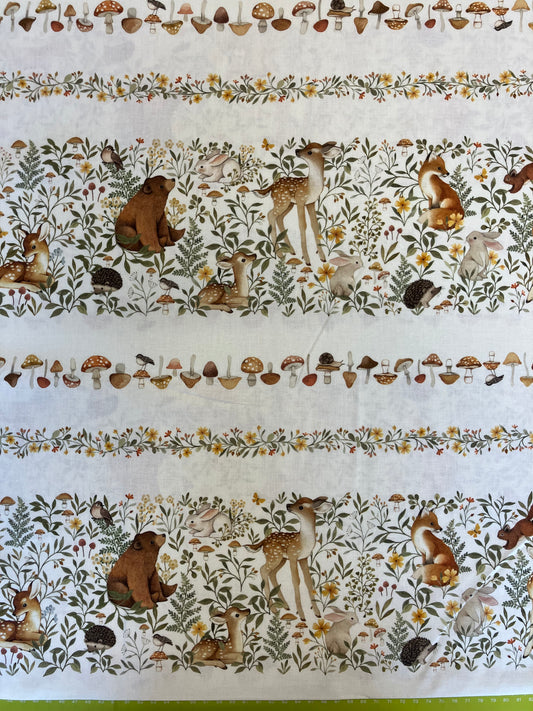 Woodland Friends Stripe