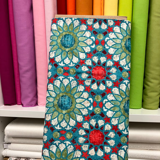 Boho Bliss - Large Medallion Teal