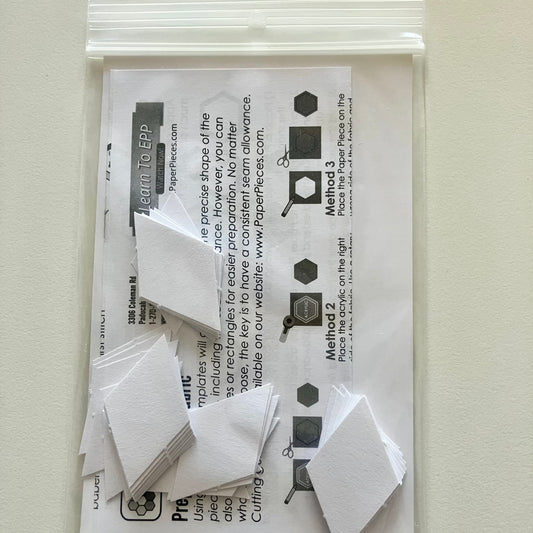 Paper Pieces 1" 6 Point Diamonds - 75 pieces
