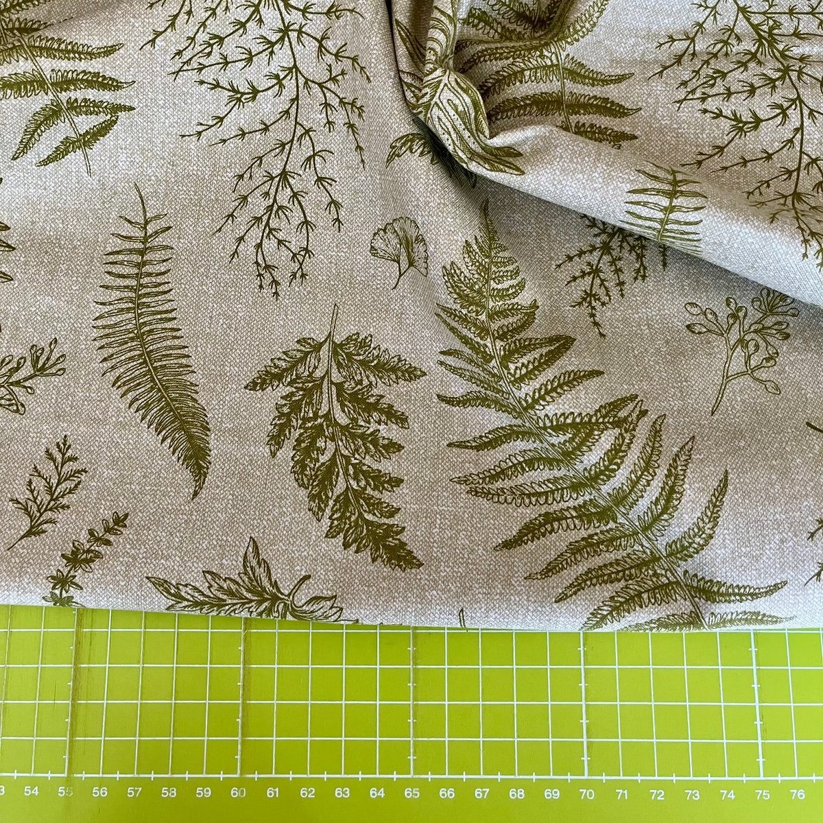 END OF BOLT - 154cm - Natural Elements - Green Ferns
