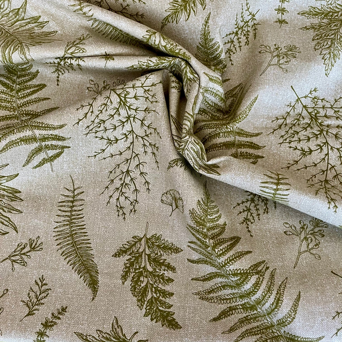 END OF BOLT - 154cm - Natural Elements - Green Ferns