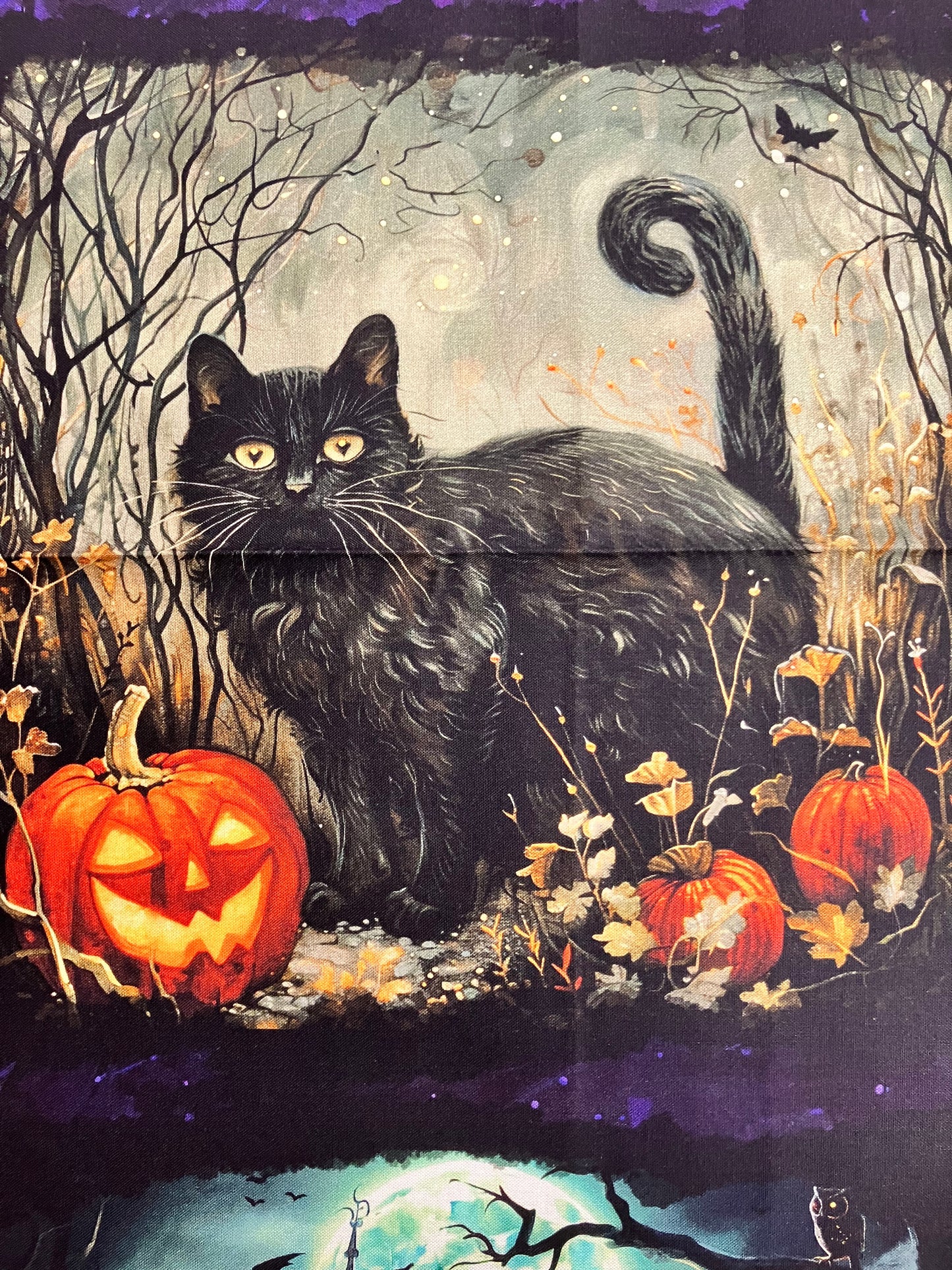Moon Spell - Night - Cotton Panel