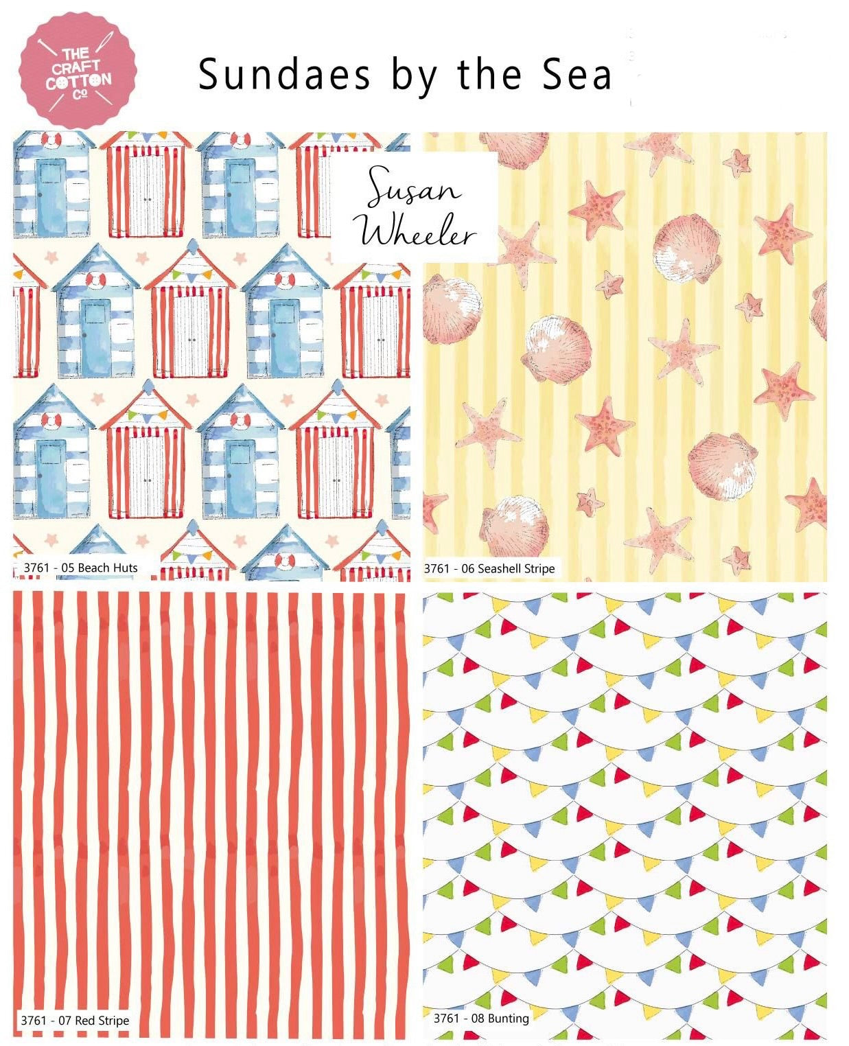 Sundaes By The Sea - Fat Quarter Bundle