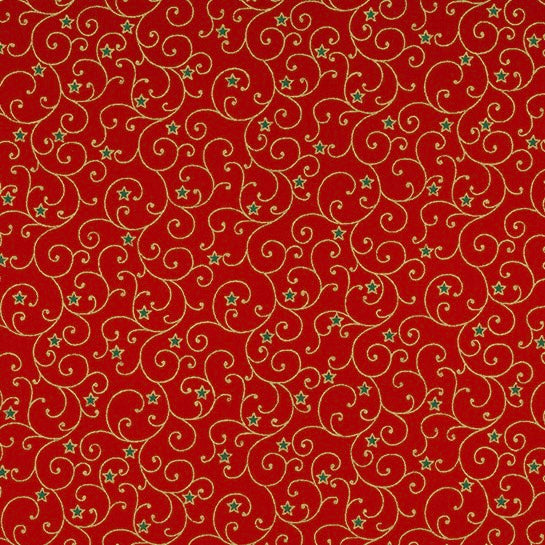 Scrolls and Stars - Red