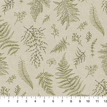 END OF BOLT - 154cm - Natural Elements - Green Ferns