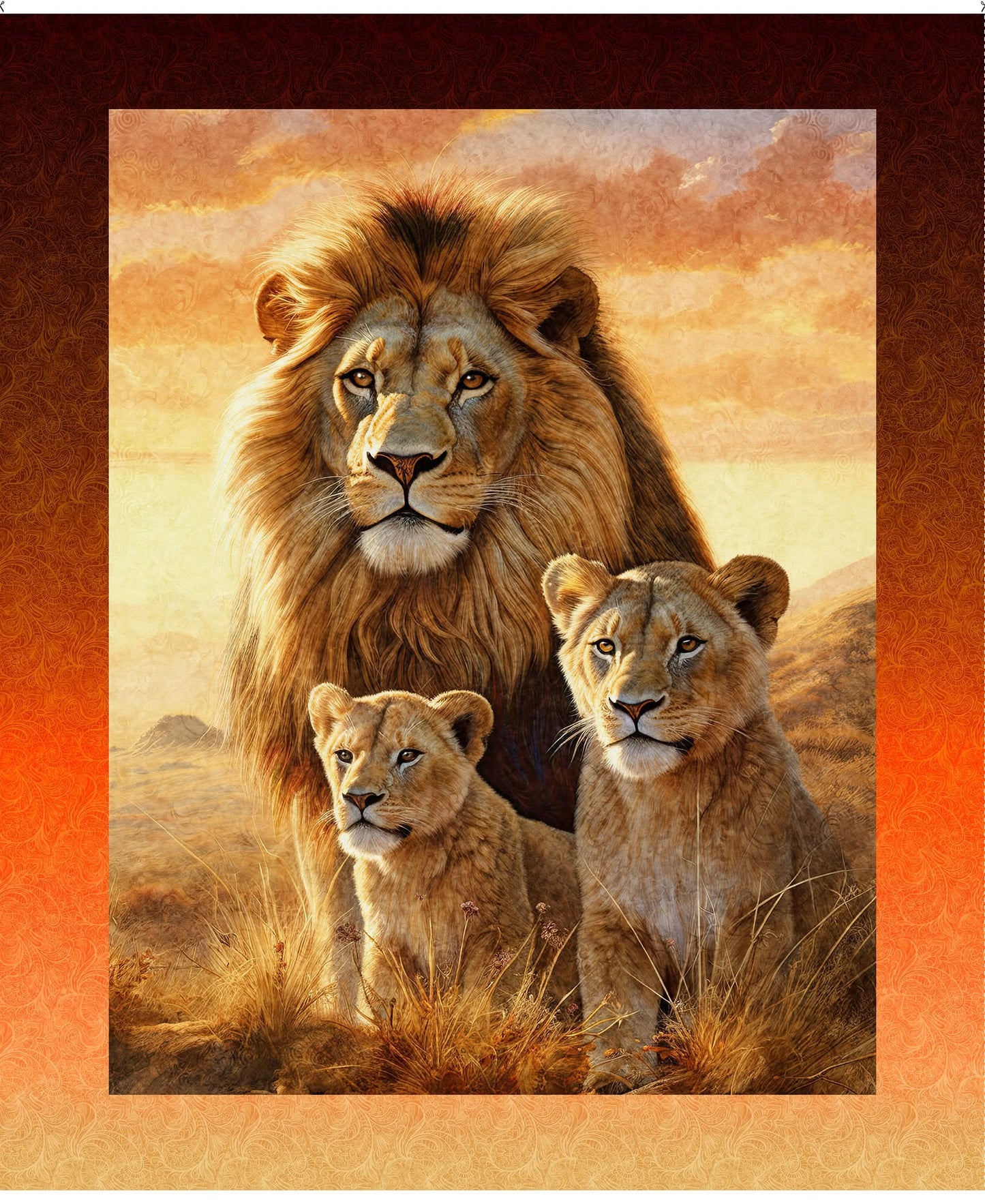 Roar Of The Pride - Cotton Panel