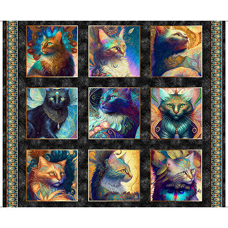 Feline Fantasia - Cotton Panel