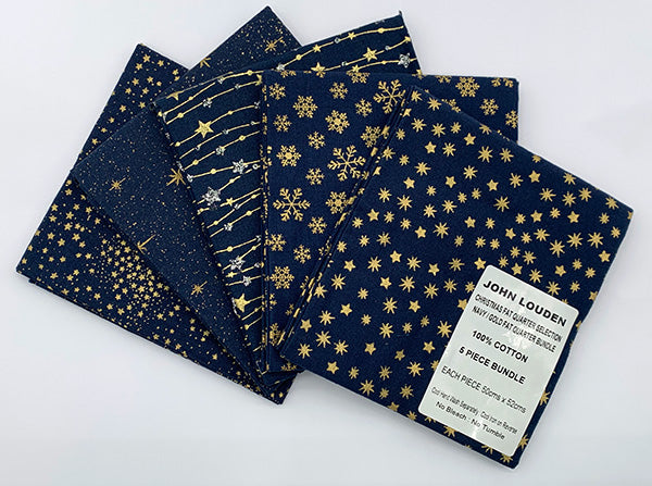 Christmas Fat Quarter Bundles - 10 different designs/colours