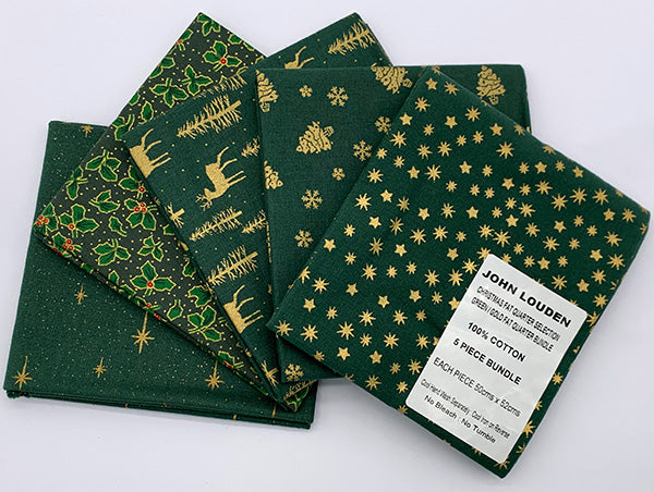 Christmas Fat Quarter Bundles - 10 different designs/colours