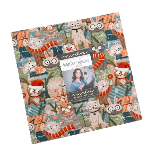Moda Layer Cake - Purrfect Christmas